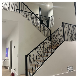 Barandilla de Hierro Forjado que Cumple con las Normas para Áreas Comunes de Edificios de Apartamentos, Residencias Multifamiliares y Propiedades de <span class=keywords><strong>Alquiler</strong></span> Interiores - Product Image 6