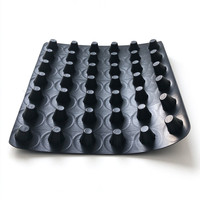 Membrane de drainage alvéolée en PEHD de 10 mm pour le drainage des murs de fondation et des structures souterraines