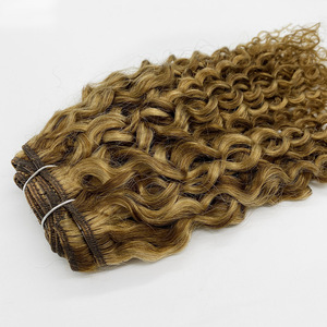 <span class=keywords><strong>Clip</strong></span> Ins bouclés personnalisés en gros de haute qualité 100% Remy extensions de cheveux humains vague naturelle <span class=keywords><strong>Clip</strong></span>-in cheveux - Product Image 2