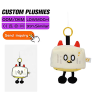 Porte-clés pendentif en peluche fantôme d'Halloween mini anime personnalisé OEM, rembourrage en coton PP, 11-30cm, unisexe, jouet certifié CE/CPC/UKCA