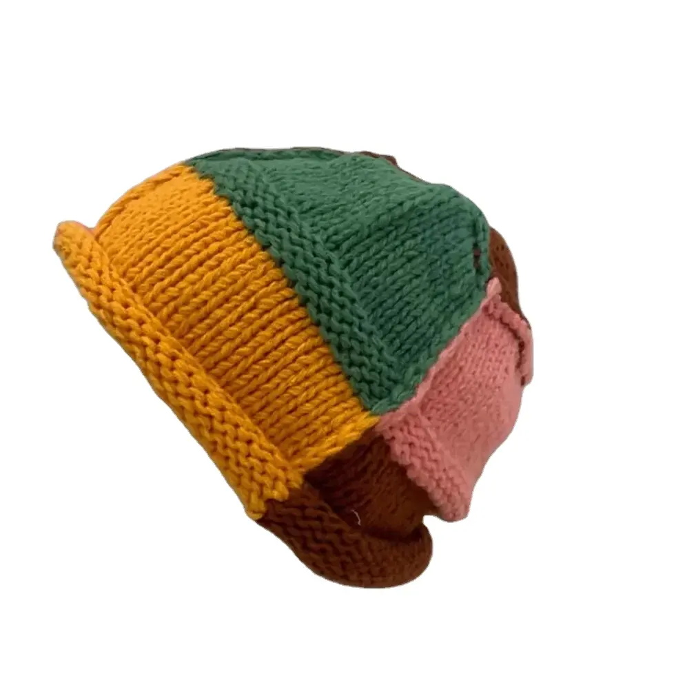 EW rival rrival-gorro cálido de ganchillo para hombre y mujer, gorro de punto para clima frío, slouchy