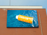 Écran LED d'affichage numérique de rue à installation fixe, panneau d'affichage électronique extérieur IP65, luminosité 6000 Nits, couleur pleine