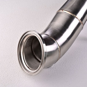 Tubo de Escape de Acero Inoxidable de Alto Rendimiento de 1.5 mm con Acabado Crudo para G22 B48, Tubo Recto - Product Image 3