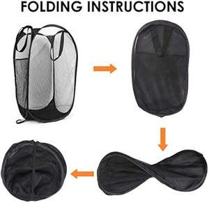 Bán buôn quần áo bẩn Giỏ đa chức năng Lưới lưu trữ giỏ có thể gập lại <span class=keywords><strong>Pop</strong></span> <span class=keywords><strong>Up</strong></span> giặt cản trở - Product Image 6