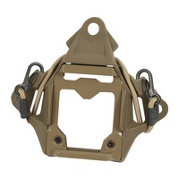 Casque tactique JUNYEBULUO à coupe haute, adaptateur rapide Squid Dry Adaptation, base en nylon et métal pour les défis extrêmes et la randonnée