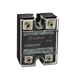 Relé <span class=keywords><strong>de</strong></span> <span class=keywords><strong>Estado</strong></span> Sólido Digital Monofásico PIDMAXWELL SSR-40VA MS-1VR3840, Entrada <span class=keywords><strong>de</strong></span> 3-32 VCC, Potenciómetro Ajustable - Product Image 1