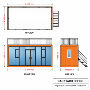 <span class=keywords><strong>Casa</strong></span> <span class=keywords><strong>de</strong></span> Estructura <span class=keywords><strong>de</strong></span> Acero Apilable y Desmontable, Unidad Modular Portátil Aislada para Comercios en Centros Comerciales y Tiendas Emergentes - Product Image 2