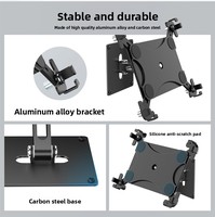 Support de tablette universel mural antivol en aluminium de qualité supérieure avec rotation à 360 degrés