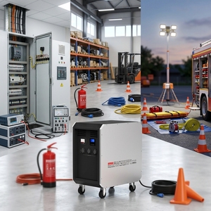 หุ่นยนต์ชาร์จรถยนต์ไฟฟ้าแบบพกพาใหม่ 6KW 8KW 10kW พร้อมแบตเตอรี่สำรองสำหรับใช้ในบ้าน สถานีชาร์จเร็ว 220V สำหรับกรณีฉุกเฉิน ใช้ได้ข้างทาง - Product Image 3