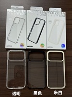 Coque de téléphone portable colorée transparente de conception simple pour IPhone 16 15 14 13 12 11 Pro Max Plus Offre Spéciale de couverture de téléphone