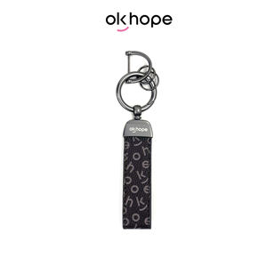 OKHOPE Longe universelle détachable <span class=keywords><strong>anti</strong></span>-chute pour téléphone portable avec bracelet en PU imprimé pour iPhone Samsung Sangles de téléphone portable - Product Image 3