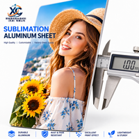 Süblimasyon Alüminyum Levha 0.45mm-1.15mm Kalınlık RoHS Sertifikalı A3 A4 A5 HD Beyaz Kaplamalı Fotoğraf Paneli Boşlukları Fabrikadan Doğrudan