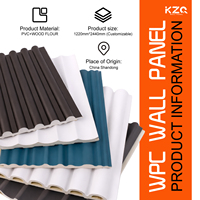 Panneau mural rainuré en WPC pour salon, personnalisable en gros, imperméable, résistant aux rayures, facile à installer