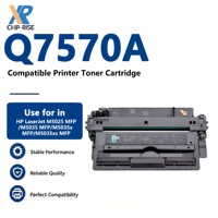 Cartouches de toner ChipRise compatibles HP pour LaserJet M5025 MFP/M5035 MFP Q7570A, emballées avec boîte