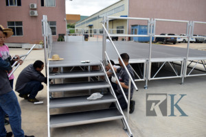 Nhà máy cung cấp sang trọng nhôm sân khấu bục buổi hòa nhạc đám cưới ngoài trời nền tảng tổ chức sự kiện sân khấu - Product Image 6