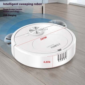 2025 New Three in One Automatic Household Cleaning Robot USB Charging Vacuum Cleaner Sweeping <b>Mopping</b> Robot - Product Image 3