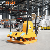 Nouvelle Plaque Compacteuse Autoportée ZUJI PC80 à Moteur Essence 6.5HP 5600 tr/min 20cm 570x450mm Haute Efficacité Certifiée CE