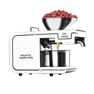 D02 mesin pembuat minyak dingin hidrolik ekstraktor biji kedelai bunga matahari Sesame kacang tekan minyak tipe baru