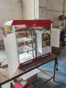 ขายส่งราคาอุตสาหกรรมเครื่องทำข้าวโพดคั่วหยอดเหรียญหวานเครื่องข้าวโพดคั่วเชิงพาณิชย์/เครื่องทำข้าวโพดคั่วกับตู้แสดง - Product Image 5