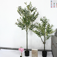 Arbre artificiel en plastique pour la décoration intérieure et extérieure de la maison, du jardin, du bureau et du magasin