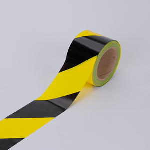 Tùy chỉnh in an toàn nguy hiểm thận trọng tín hiệu nhựa trắng đỏ coloured không dính <span class=keywords><strong>PE</strong></span> rào cản cảnh báo Băng - Product Image 2