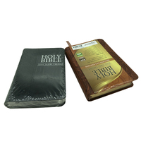Impression personnalisée de la Sainte Bible, Bible reliée rigide KJV avec logo en feuille d'or