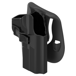 ซองปืนพกแบบปลดเร็วสำหรับนิ้วชี้ ทำจากโพลิเมอร์ สำหรับปืน <span class=keywords><strong>S</strong></span>&<span class=keywords><strong>W</strong></span> <span class=keywords><strong>M</strong></span>&<span class=keywords><strong>P</strong></span> 9 มม. พร้อมแผ่นรองสีดำ - Product Image 5