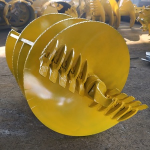 Tarière de sol droite directe usine, modèle 300mm-2500mm, en acier Q355B, pour dents de foreuse rotative - Product Image 1