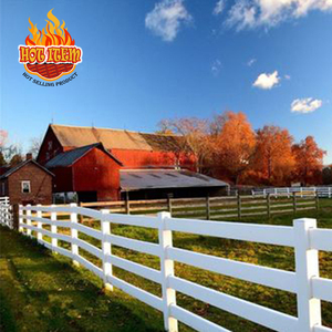 Painéis de Cerca de PVC Duráveis SRX com <span class=keywords><strong>2</strong></span>/<span class=keywords><strong>3</strong></span>/4 Trilhos para Cavalos e Estábulos, Cerca de Vinil com Altura de <span class=keywords><strong>3</strong></span>-6 Pés para Uso em Fazendas e Pecuária - Product Image 2