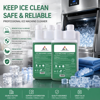 Nettoyant liquide pour machine à glace à l'acide citrique, détartrant pour machines à glace commerciales, formule personnalisée OEM, fournisseur direct d'usine