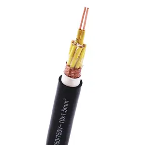 3 Core 35mm Amoured de presión media de alambre de acero blindado Cable de alimentación Flexible para bomba sumergible eléctrica