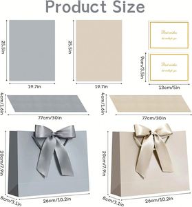 Sacs en papier personnalisés de luxe pour cadeaux, emballages de sacs en papier en gros avec votre propre logo pour les entreprises de vêtements - Product Image 2