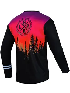 Maillot <span class=keywords><strong>de</strong></span> Ciclismo <span class=keywords><strong>de</strong></span> Descenso para Hombre, Maillot Holgado para Bicicleta <span class=keywords><strong>de</strong></span> Montaña, Maillot <span class=keywords><strong>de</strong></span> Cross Country <span class=keywords><strong>DH</strong></span>, Maillot <span class=keywords><strong>de</strong></span> Motociclismo <span class=keywords><strong>de</strong></span> Descenso, Camiseta <span class=keywords><strong>de</strong></span> Enduro Mtb - Product Image 4