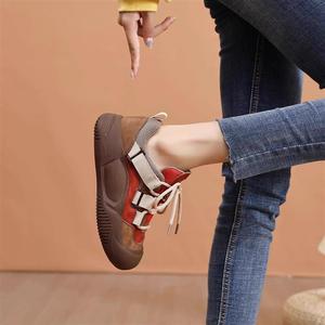 Chaussures pour femmes tendance 2024, légères, antidérapantes, polyvalentes, décontractées, augmentant la taille, style populaire pour la marche - Product Image 4