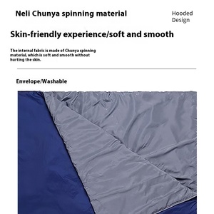 <span class=keywords><strong>Sac</strong></span> <span class=keywords><strong>de</strong></span> <span class=keywords><strong>couchage</strong></span> enveloppe imperméable 3 saisons léger lavable doublure douce rembourrage en coton camping randonnée en plein air voyage en voiture - Product Image 3