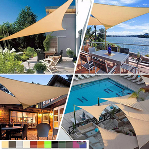 DaringFish Voile d'ombrage rectangulaire légère en HDPE, imperméable, anti-UV, tissée et imprimée 5mm, <span class=keywords><strong>pour</strong></span> <span class=keywords><strong>extérieur</strong></span> et pergola de jardin - Product Image 5