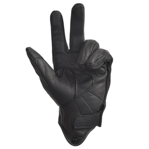 Gants de moto en cuir véritable à cinq doigts pour la course et les sports de plein air - Conception légère et coupe-vent de haute qualité - Product Image 4