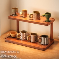 Organisateur de porte-gobelets, présentoir de tasse de comptoir pour table à manger de cuisine