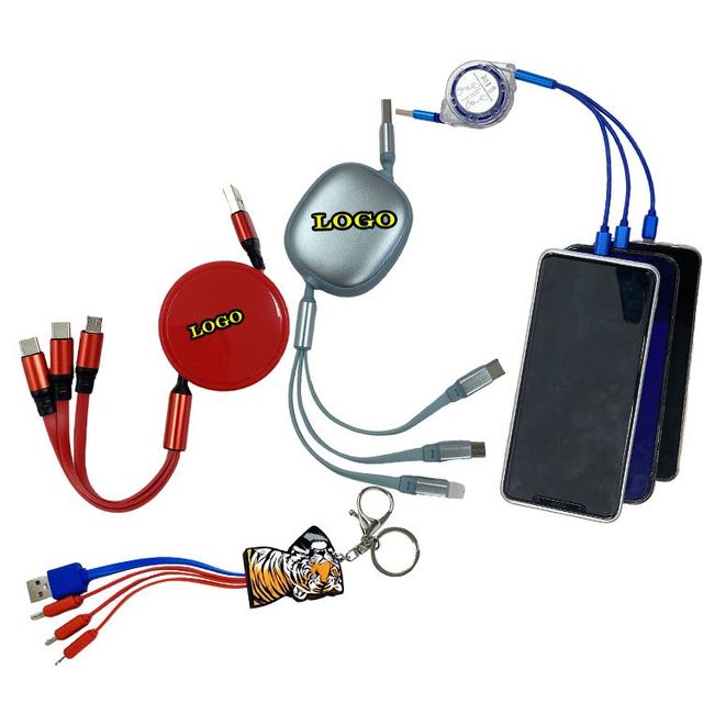 Wholesale Custom Multi Usb 240W 30W 12W 3A Data Cable Packing Charging Cable 3 In 1