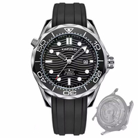 Montre automatique pour homme avec verre saphir lumineux 007, montre-bracelet de mode et d'affaires