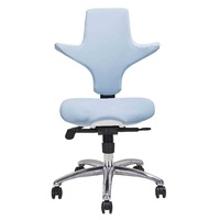 Chaise ergonomique moderne à siège souple avec base pivotante réglable en hauteur pour la maison, le bureau, l'hôpital, l'école et le salon