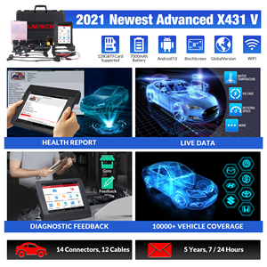 Herramienta de Diagnóstico OBD2 X-431 V5.0, X-431V, Prueba Activa del Motor del Sistema Completo, Código de Error del Automóvil - Product Image 5