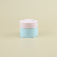 Pot de crème cosmétique en PP avec couvercle à vis remplaçable, 50g 100g