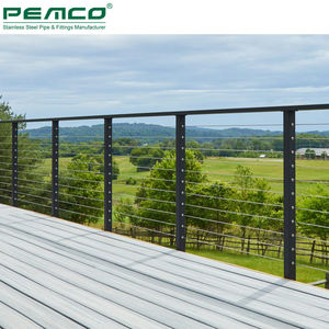 <span class=keywords><strong>Balustrade</strong></span> extérieure de câble d'acier inoxydable en métal de maison moderne Offre Spéciale conçoit la <span class=keywords><strong>balustrade</strong></span> noire de fil de balcon - Product Image 6