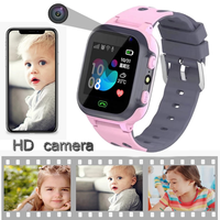 Montre connectée pour enfants Z1 avec GPS LBS, écran tactile, carte SIM, appels téléphoniques, étanche, avec caméra
