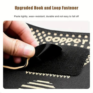 Genouillère de sport couleur cuivre pour la randonnée, le basketball, la course à pied – Sangles de compression respirantes pour une protection articulaire complète - Product Image 3