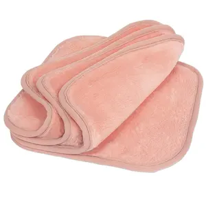 Premium Hypoallergenic Washable And Reusable Microfiber Fleece Makeup Remover And Facial Cleansing Cloth 5 X 5 In