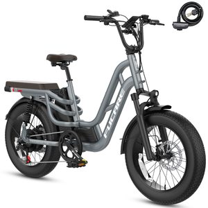 Bicicleta Eléctrica Libra de 750W, 48V, 20Ah, con Batería de Litio, 7 Velocidades, Doble Suspensión, Frenos de Disco Mecánicos, Motor Trasero Electrónico de Alta Velocidad y Larga Duración - Product Image 2