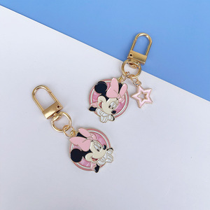 Llaveros de Metal Esmaltado con Diseño de Minnie <span class=keywords><strong>Mouse</strong></span> y <span class=keywords><strong>Mickey</strong></span> <span class=keywords><strong>Mouse</strong></span> para Mujeres y Niñas, Venta al Por Mayor - Product Image 4