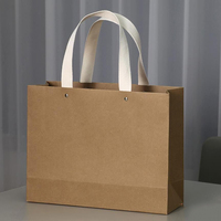 Sac cadeau en papier de luxe personnalisé CHING TA, sac d'emballage en kraft biodégradable et écologique avec poignée en corde de coton